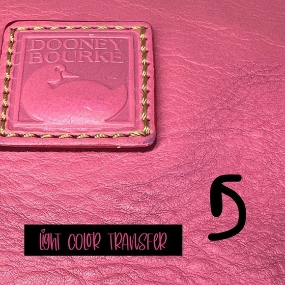 Dooney & Bourke DB Bubble Gum Pink Florentine Smith Bag - Picture 9 of 13